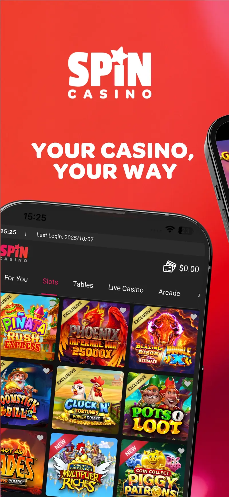 Spin Casino Mobile Gaming